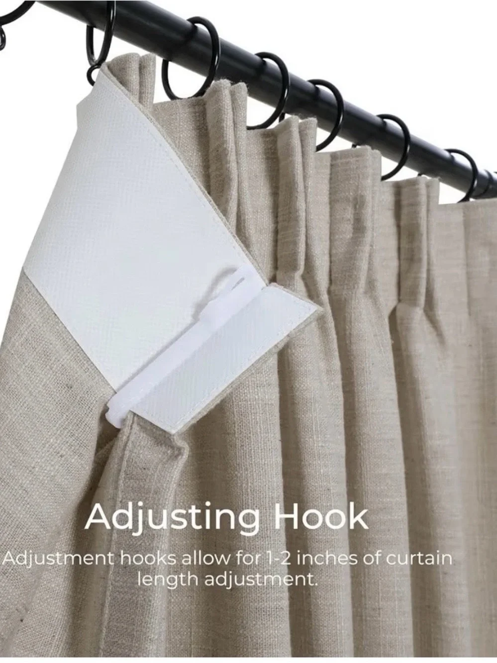 Twopages Light Filtering Curtains 52x96 Burlywood Birch